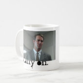 Eamonnは。、KayakFilm.com続けていきます コーヒーマグカップ (正面左)