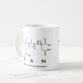 Eanペプチド名mug コーヒーマグカップ (正面左)