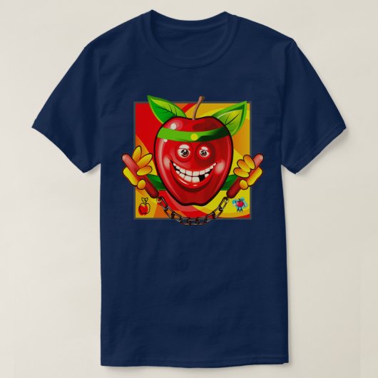 Eappleギフおもしろいト4 Tシャツ (デザイン正面)