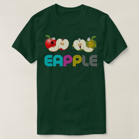 Eappleギフおもしろいト5 Tシャツ (デザイン正面)