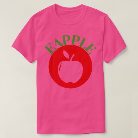 Eapple eappleベジタリアンおもしろいデザイン14 tシャツ (デザイン正面)