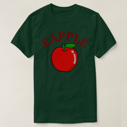 Eapple eappleベジタリアンおもしろいデザイン15 tシャツ (デザイン正面)
