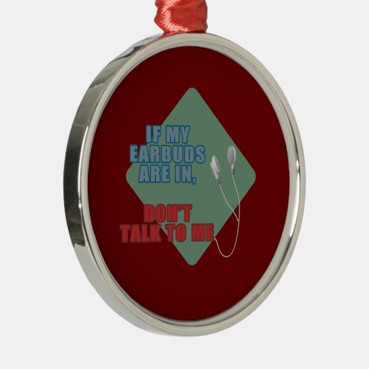 Earbuds メタルオーナメント (右)