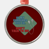 Earbuds メタルオーナメント (正面)