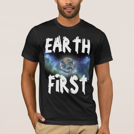 EARHT FIRST (EARTH DAY) Dark Tシャツ (正面)