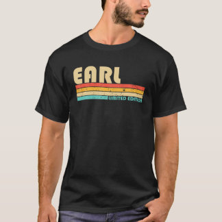 EARLネームパーソナライズされたおもしろいレトロヴィンテージ誕生田 Tシャツ