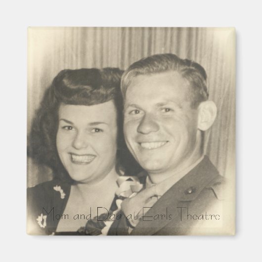 Earl Carroll Theater, LAのママとパパ マグネット (正面)