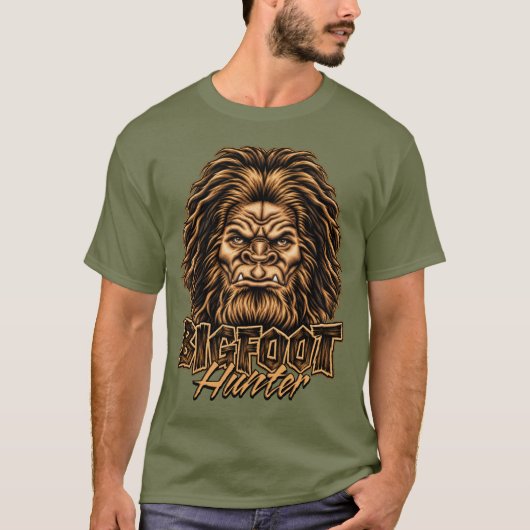 Earl FergusonによるBIGFOOT HUNTER Tシャツ (正面)