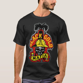 Earl Fergusonデザイン ブラックゴールドマフィア Tシャツ