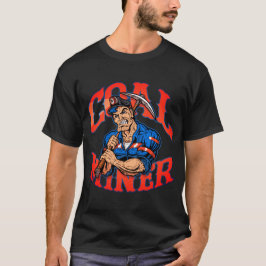 earl fergusonデザイン 英雄的な炭鉱夫 tシャツ