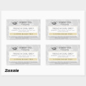 Earl Gray - Loose Leaf Tea Labelシール 長方形シール (シート)