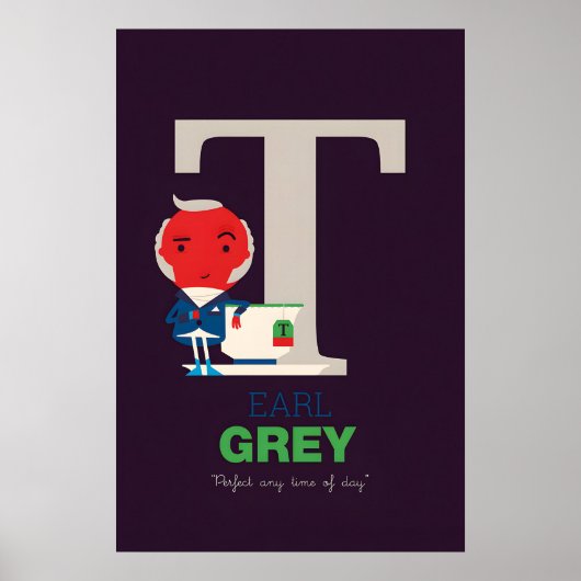 Earl Grey Tea Poster by Spencer Wilson ポスター (正面)