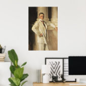 Earl of Dalhousie by John Singer Sargent ポスター (ホームオフィス)