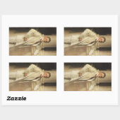 Earl of Dalhousie by John Singer Sargent 長方形シール (シート)