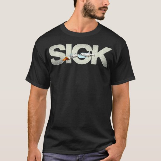 Earl SICK処方箋トラックリストプルオーバー Tシャツ (正面)