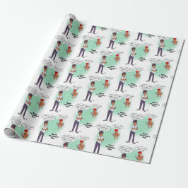 Earlobe Valentine's Day Wrapping Paper ラッピングペーパー