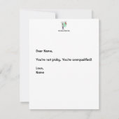 Earlobesバレンタインデーフラットカード (裏面)