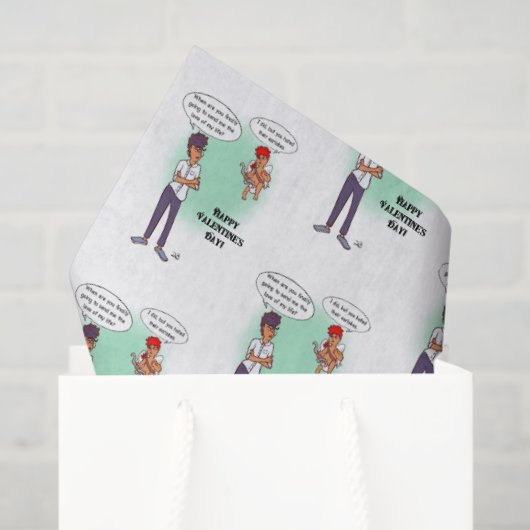 Earlobes Valentine's Day Tissue Paper 薄葉紙 (ギフトバッグ)