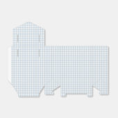 Early Autumn Classic Gingham | ダスティブルー フェイバーボックス (折り畳みなし)