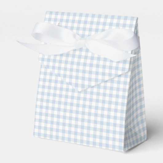 Early Autumn Classic Gingham | ダスティブルー フェイバーボックス (正面サイド)