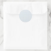 Early Autumn Classic Gingham | ダスティブルー ラウンドシール (バッグ)