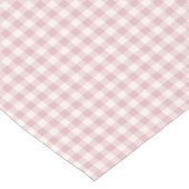 Early Autumn Classic Gingham | 淡いバラ色 ショートテーブルランナー (コーナー)