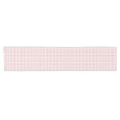 Early Autumn Classic Gingham | 淡いバラ色 ショートテーブルランナー (横)