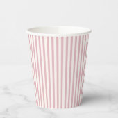 Early Autumn Heritage Stripes | Muted Rose 紙コップ (左)