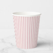 Early Autumn Heritage Stripes | Muted Rose 紙コップ (右)