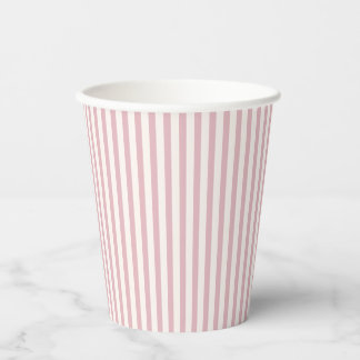 Early Autumn Heritage Stripes | Muted Rose 紙コップ