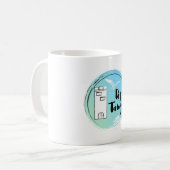 early bird with coffee コーヒーマグカップ (正面左)