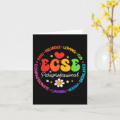 Early Childhood Special Education Sped Ecse Parapr カード (黄色い花)