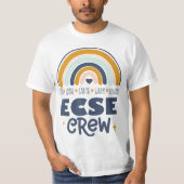 Early Childhood Special Education SPED Rainbow ECS Tシャツ (正面)