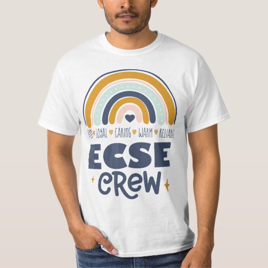 Early Childhood Special Education SPED Rainbow ECS Tシャツ (正面)