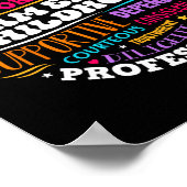 Early Childhood Team Ece Teacher Back To School Ed ポスター (角)