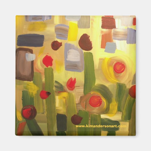 Early Garden Magnet www.kimandersonart.com マグネット (正面)