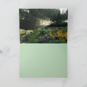 Early Gardens秋Greeting Card サンキューカード (内部)