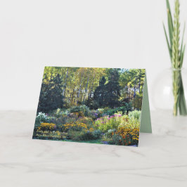 Early Gardens秋Greeting Card サンキューカード