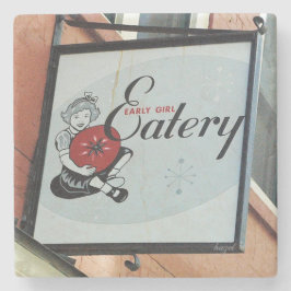 Early Girl Eatery, Asheville North Carolina，コースター ストーンコースター