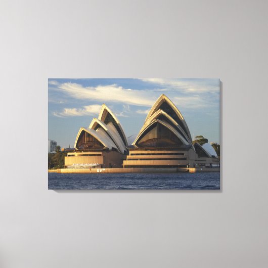 Early Light on Sydney Opera House，シドニー，ニュー キャンバスプリント (正面)
