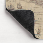 Early Map of the Americas (North & South America) マウスパッド (コーナー)