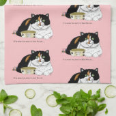 Early Morning Hungry Kitty キッチンタオル (折り畳み)