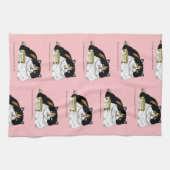 Early Morning Hungry Kitty キッチンタオル (横)