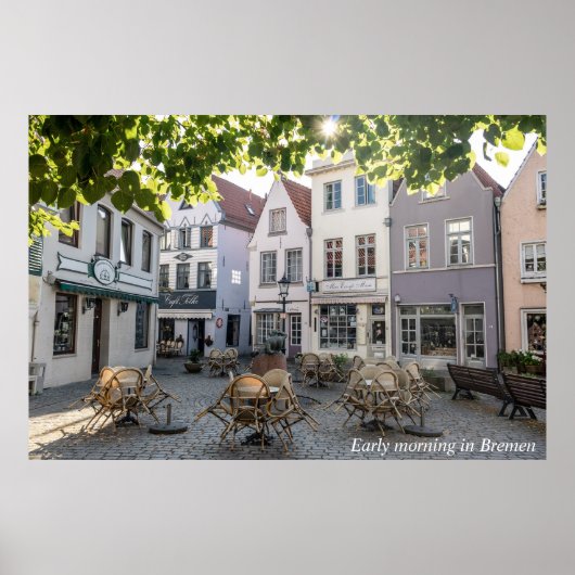 Early Morning in Bremen ポスター (正面)