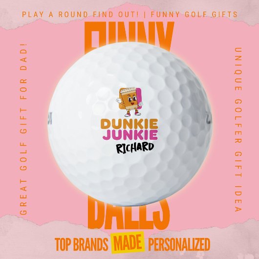 Early Morning Scramble コーヒー中毒者パロディ ゴルフボール