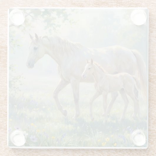 Early Morning Walk ガラスコースター (裏面)