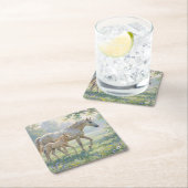Early Morning Walk スクエアペーパーコースター (インサイチュ)
