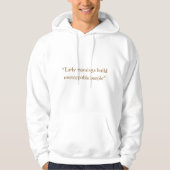 Early Mornings Build Unstoppable Minimal Quote パーカ (正面)
