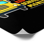 Early Risin' Safe Travelin' Kid Lovin' School Bus ポスター (角)