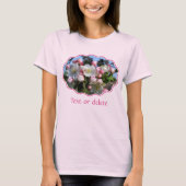 Early Spring Blossoms Floral Personalized Tシャツ (正面)